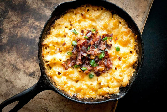 Kimchi Bacon Mac and Cheese