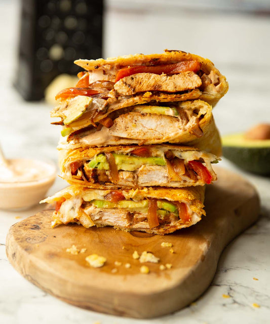 Lactose-Free Chicken Quesadilla