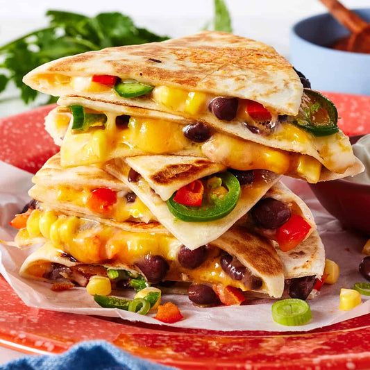 Lactose-Free Vegetable Quesadilla