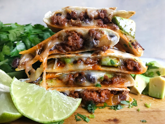 Lactose-Free Beef Quesadilla 