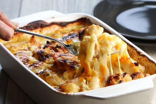 Lactose Free Cauliflower Cheese Bake