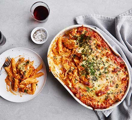 Lactose Free Chicken Pasta Bake