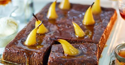 Vegan Pear Sticky Toffee Pudding Recipe