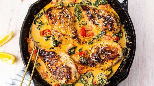 Lactose Free Creamy Tuscan Chicken